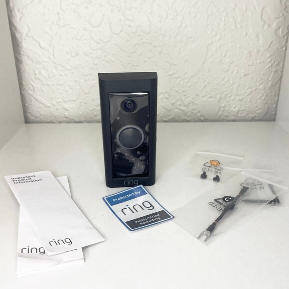Refurbished Ring Audio/Video Doorbell (wired) Model 5AT3T5 - Picture 3 of 9